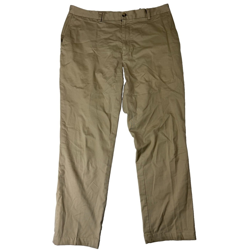 Vineyard Vines Men's 100% Cotton Blend Flannel Lined Club Pants Khaki • 38x32